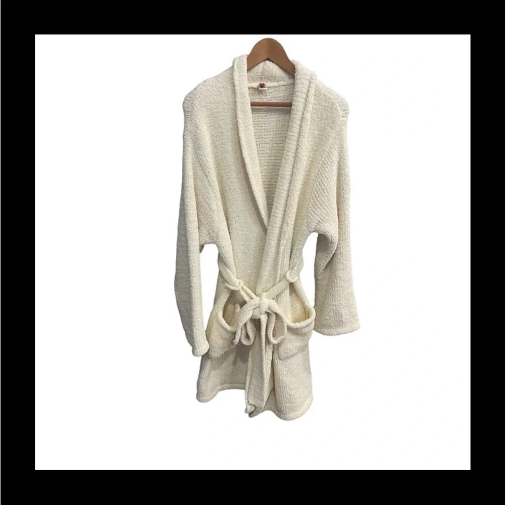 Josie Natori super Soft Tie Robe Large - Picture 2 of 11